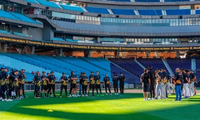 Los Leones afilan sus garras para la 2024-2025 5 Los Leones del Caracas se alistan para la temporada 2024-2025.