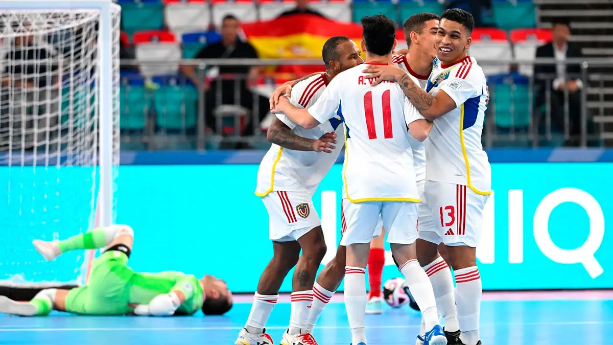 La Vinotinto de futsal elimina a España del Mundial.