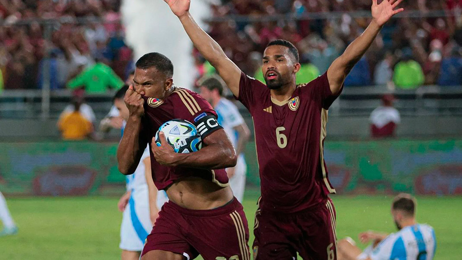 Venezuela empata con Argentina.