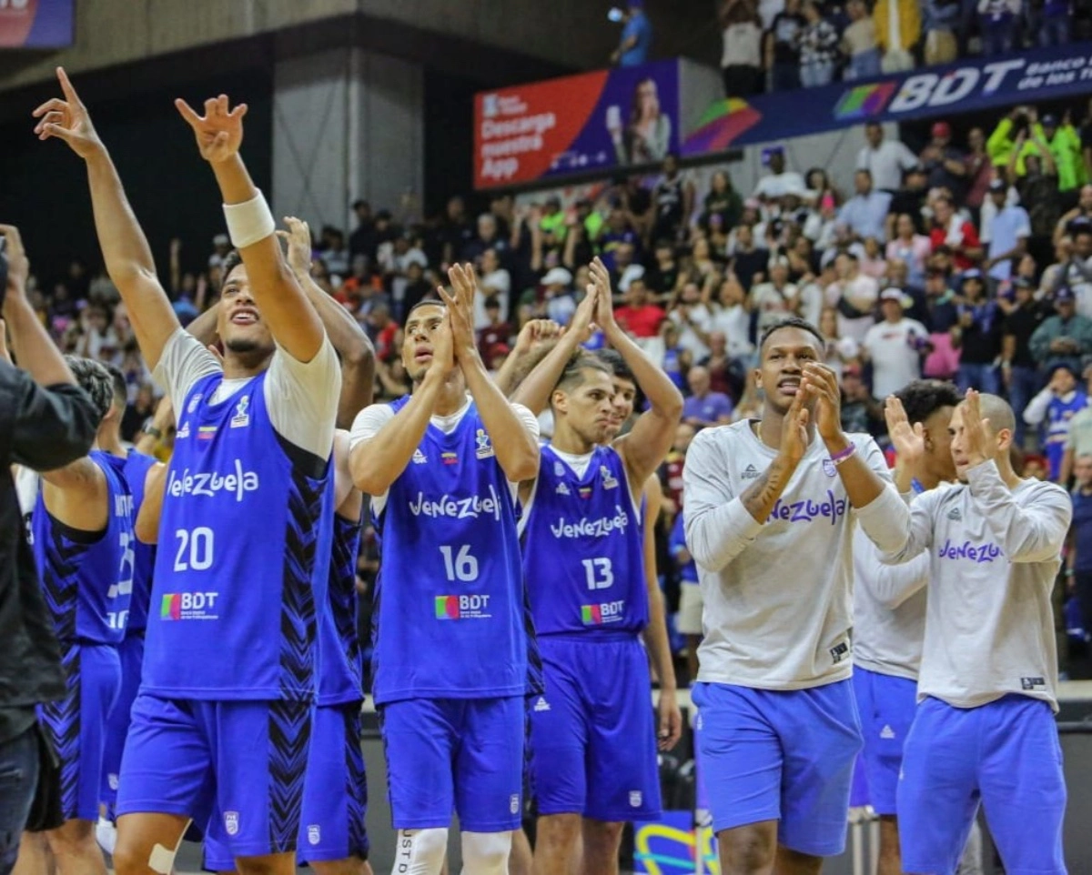 El Baloncesto en Venezuela celebra su clasificacion a la FIBA AmeriCup 2025.
