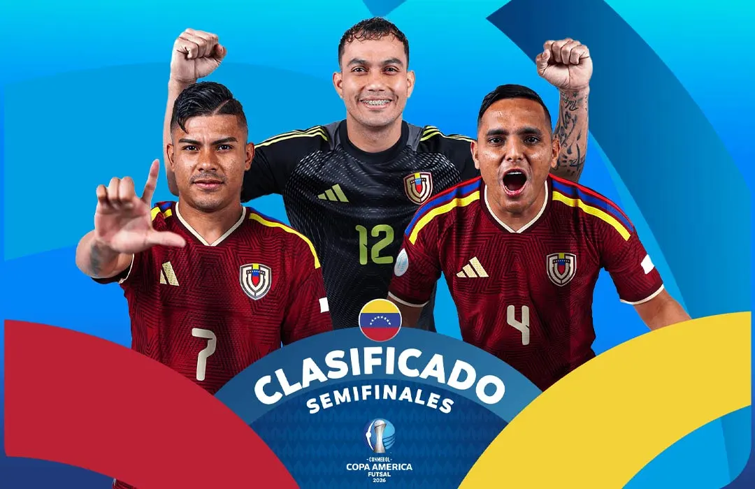 La Vinotinto goleó, gozó y se clasificó a las semifinales de la Copa América Futsal 2026 1 Vinotinto Futsal