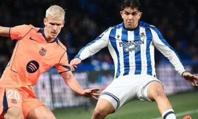 Gran partido de Aramburu con la Real Sociedad